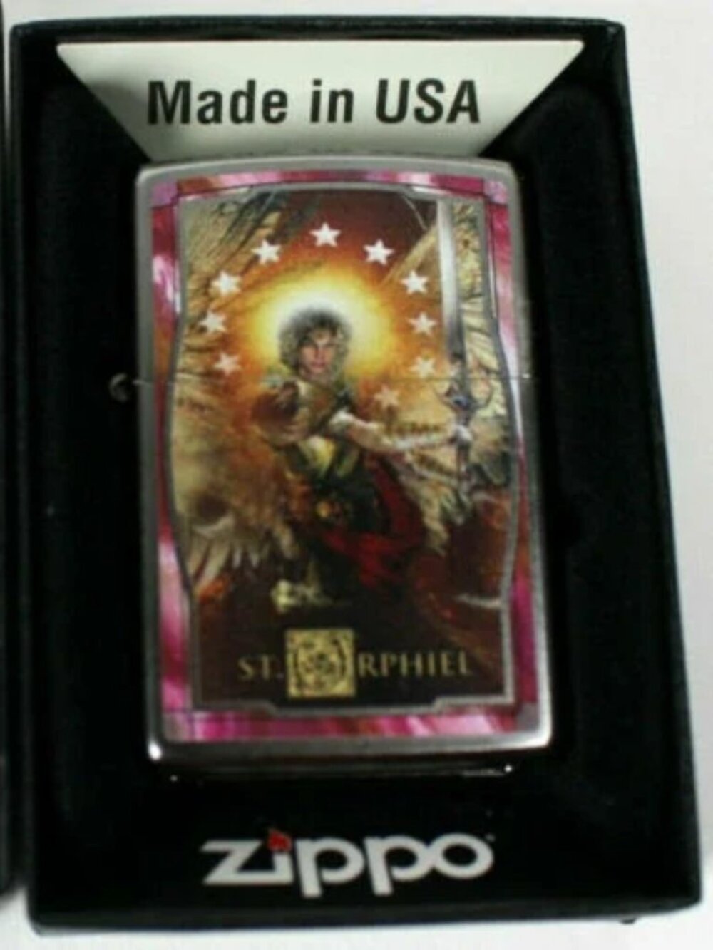 Limiited Edition Saint Orphiel Archangel Of The Wilderness Zippo
